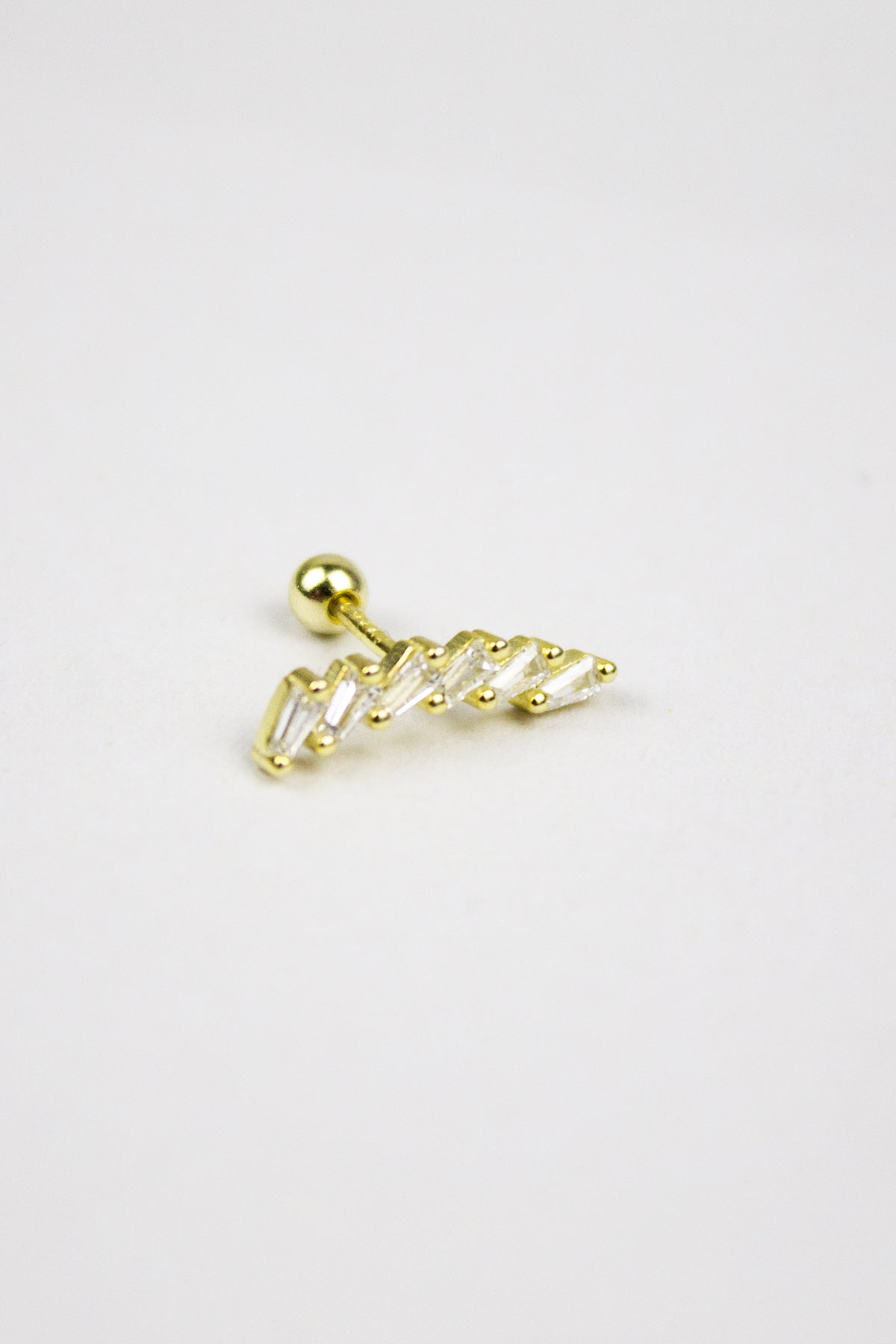 Piercing Kıkırdak Küpe | 925 Ayar Gümüş - The Leia