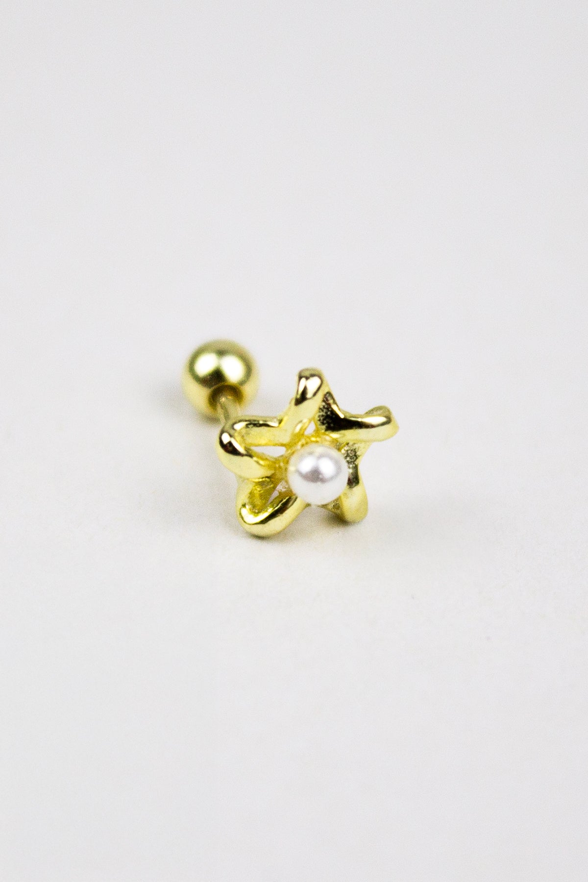 Piercing Kıkırdak Küpe | 925 Ayar Gümüş - The Leia
